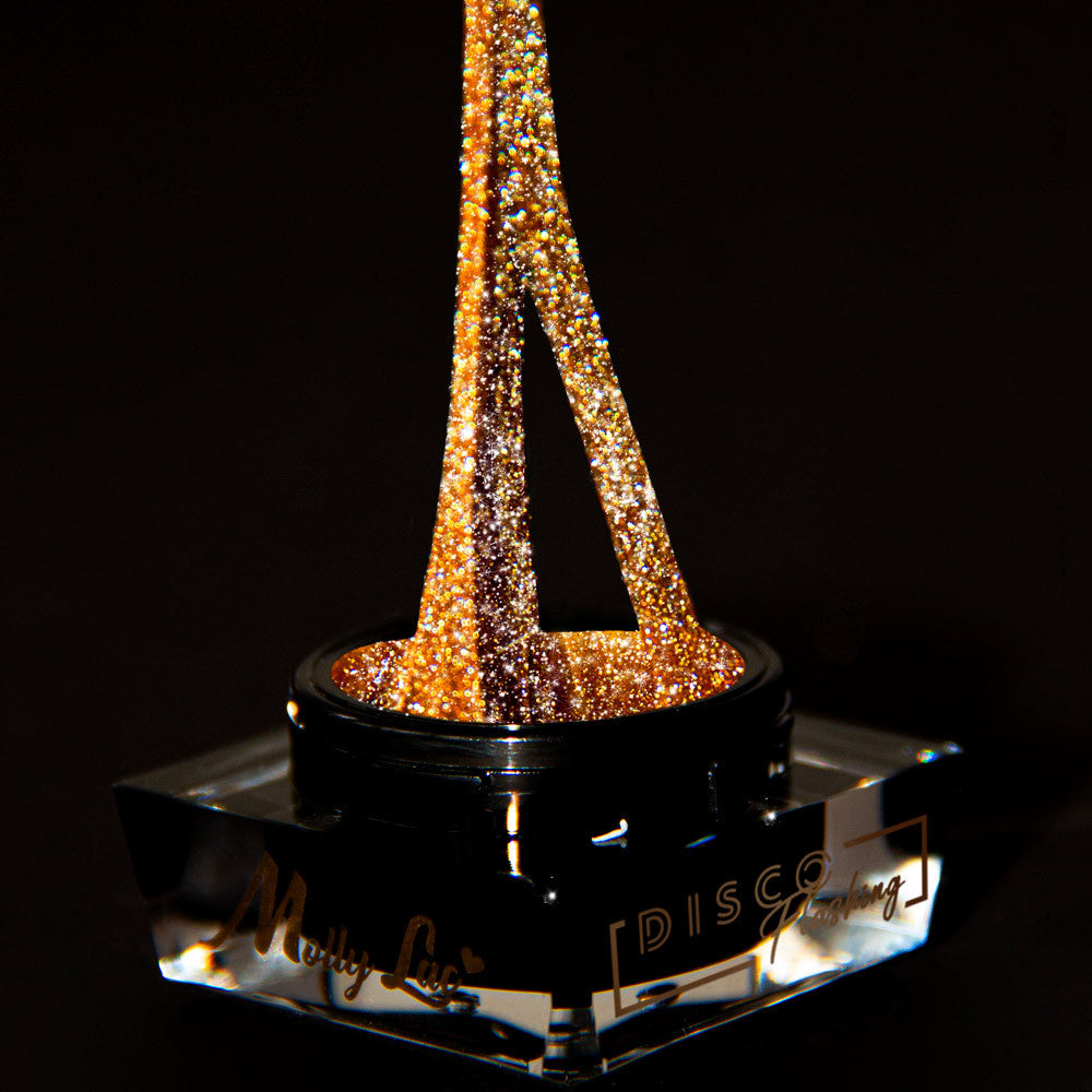 Disco Flashing Glittery Spider Gel