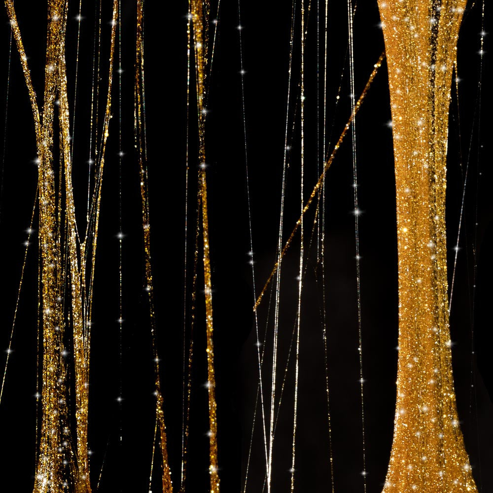 Disco Flashing Glittery Spider Gel
