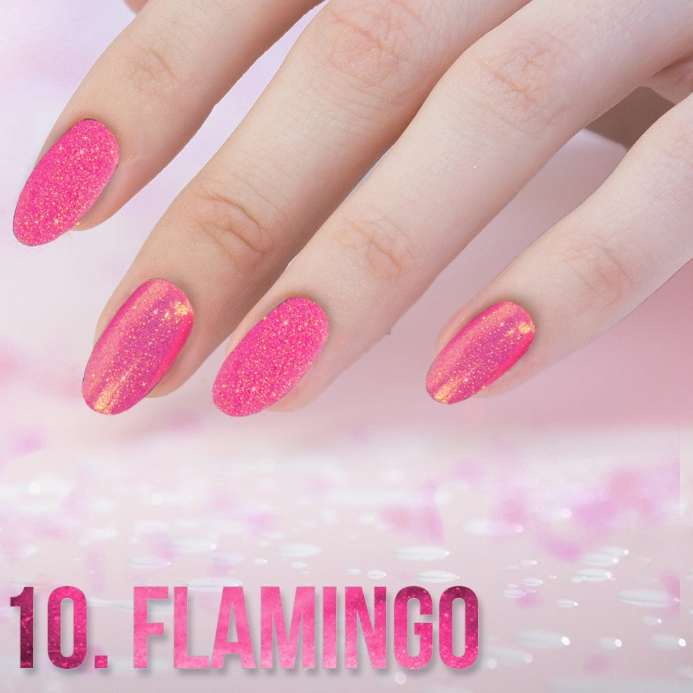 Sequin Quartz Effect- Flamingo