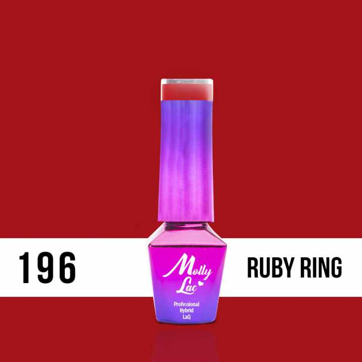 196 Ruby Ring - Hearts & Kisses