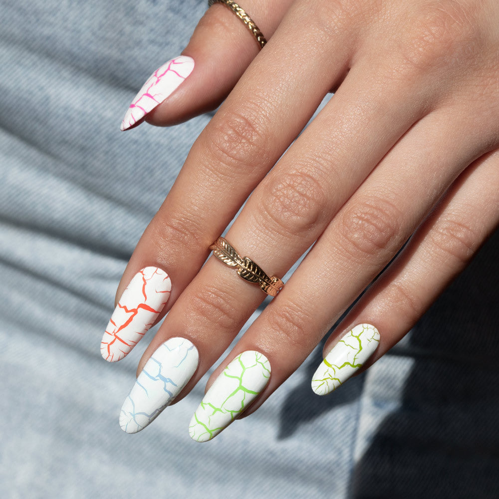Crackle Gel White
