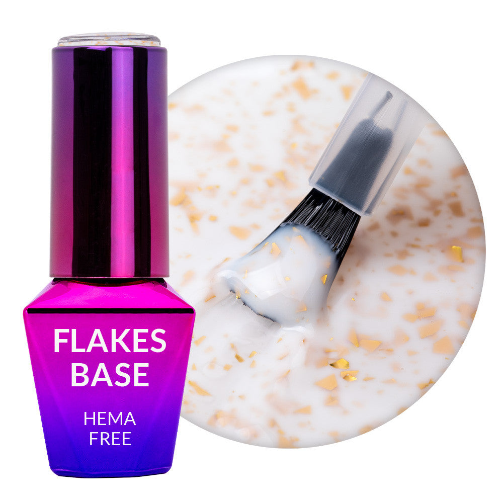 Flakes Rubber Base Milk & Gold