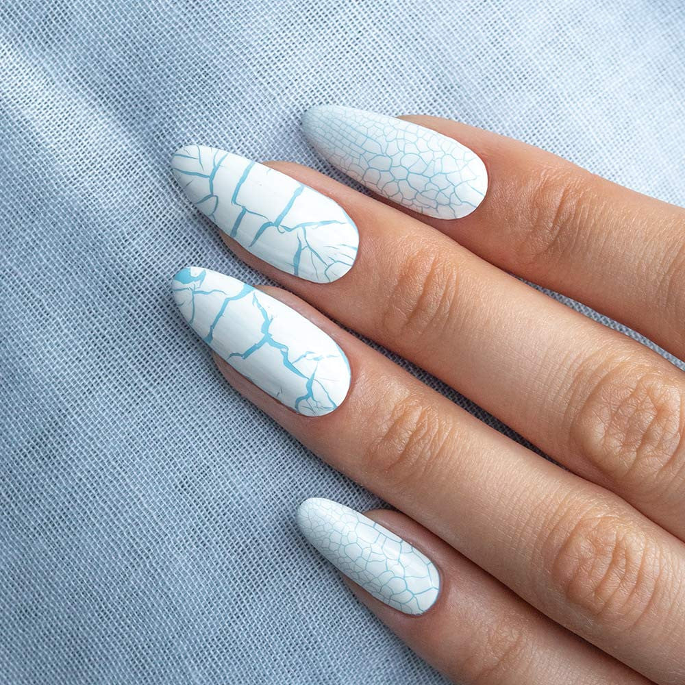 Crackle Gel White