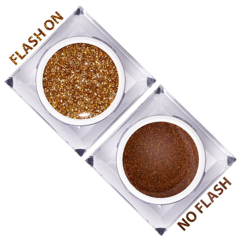 Disco Flashing Glittery Spider Gel