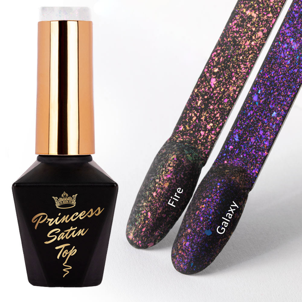Princess Satin Top Fire