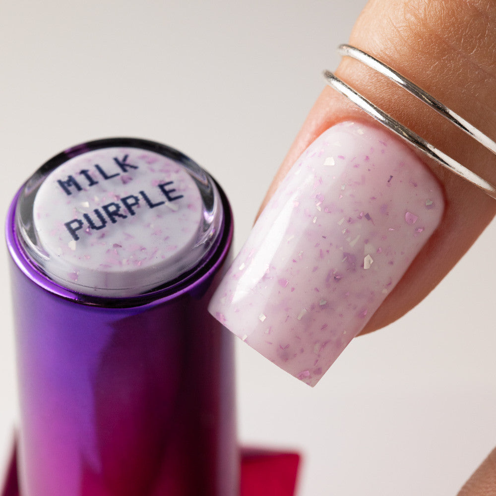 Flakes Rubber Base Milk Purple