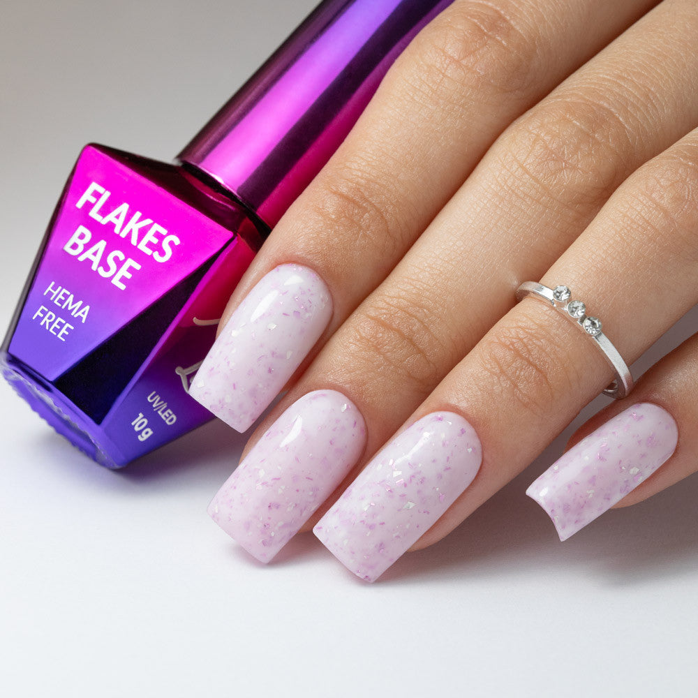 Flakes Rubber Base Milk Purple