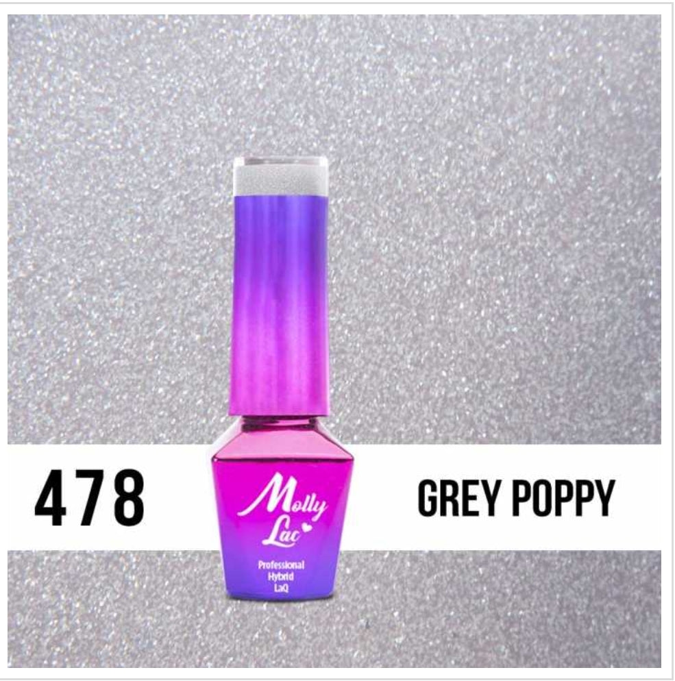 478 Grey Poppy - Macarons 