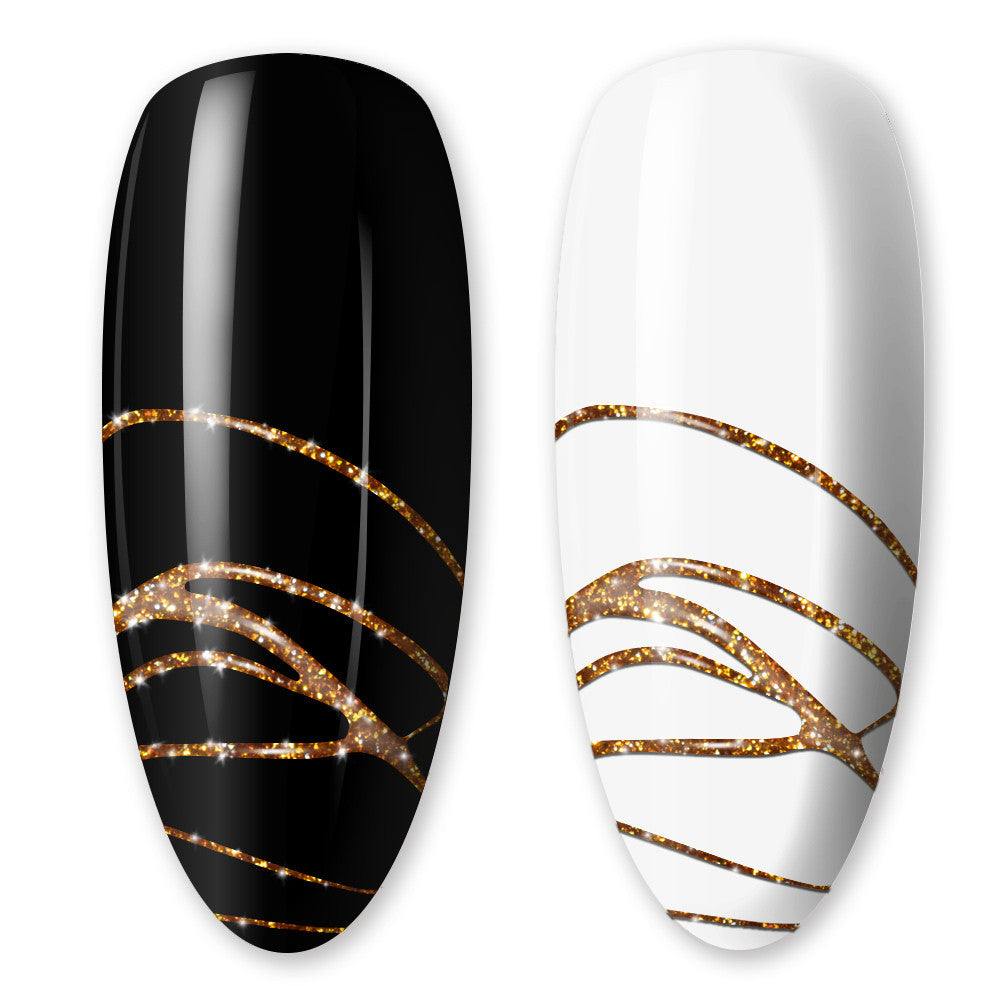 Disco Flashing Glittery Spider Gel