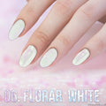 Sequin Quartz Effect- Floral White