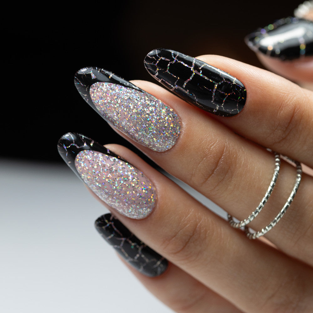Crackle Gel Black